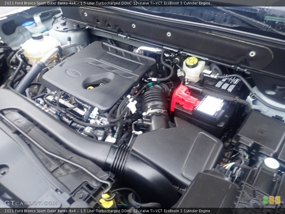 1.5 Liter Turbocharged DOHC 12-Valve Ti-VCT EcoBoost 3 Cylinder Engine for the 2021 Ford Bronco Sport #146307167