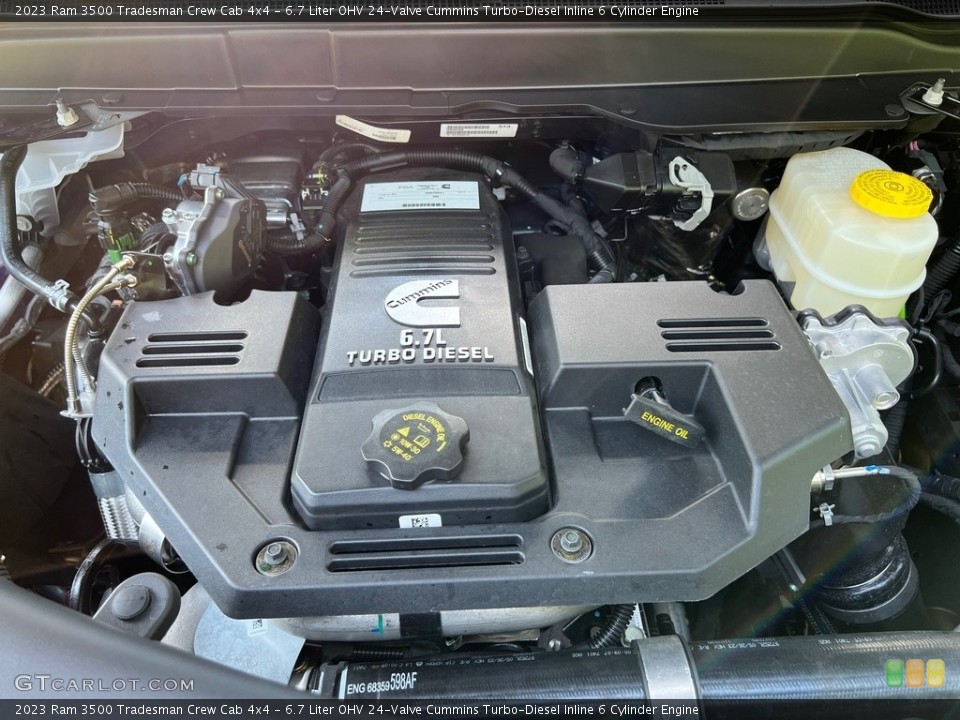 6.7 Liter OHV 24-Valve Cummins Turbo-Diesel Inline 6 Cylinder Engine for the 2023 Ram 3500 #146314209