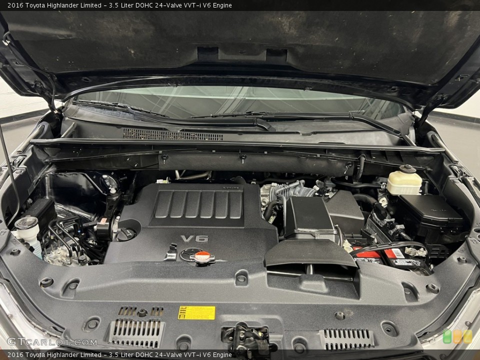 3.5 Liter DOHC 24-Valve VVT-i V6 2016 Toyota Highlander Engine