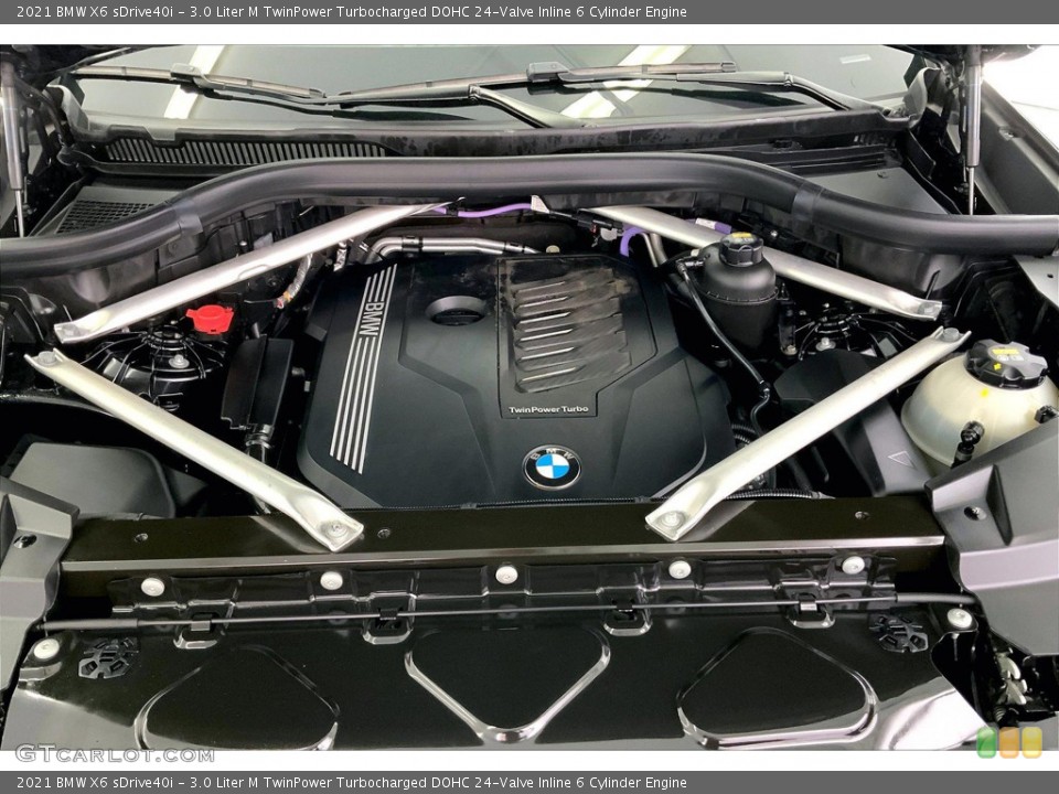 3.0 Liter M TwinPower Turbocharged DOHC 24-Valve Inline 6 Cylinder Engine for the 2021 BMW X6 #146319584