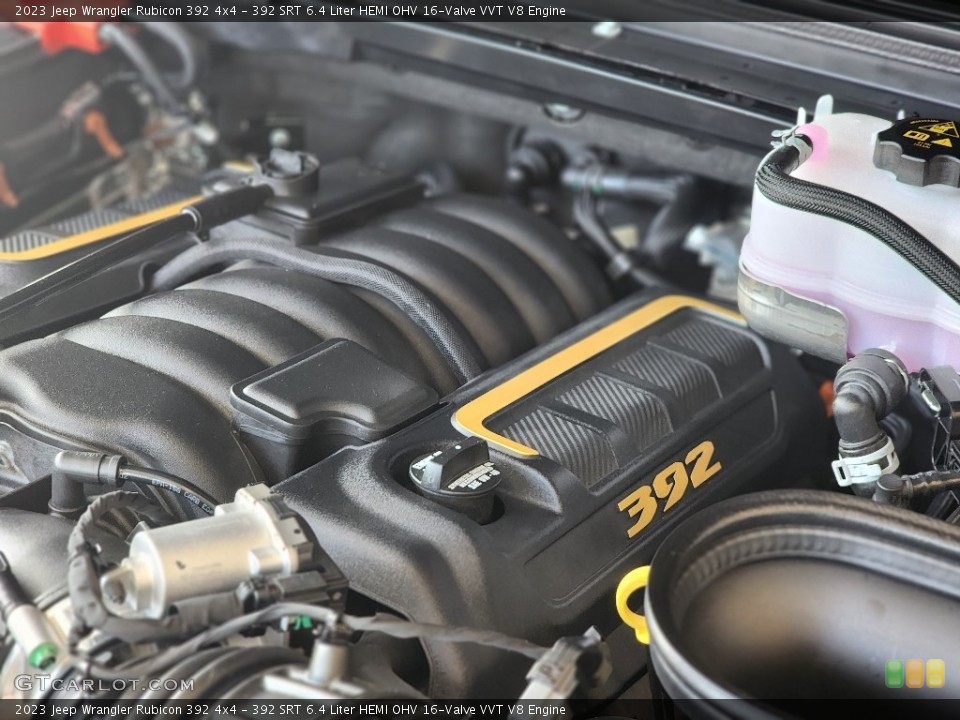 392 SRT 6.4 Liter HEMI OHV 16-Valve VVT V8 2023 Jeep Wrangler Engine
