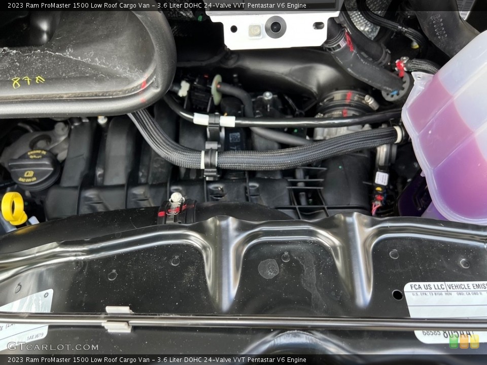 3.6 Liter DOHC 24-Valve VVT Pentastar V6 2023 Ram ProMaster Engine