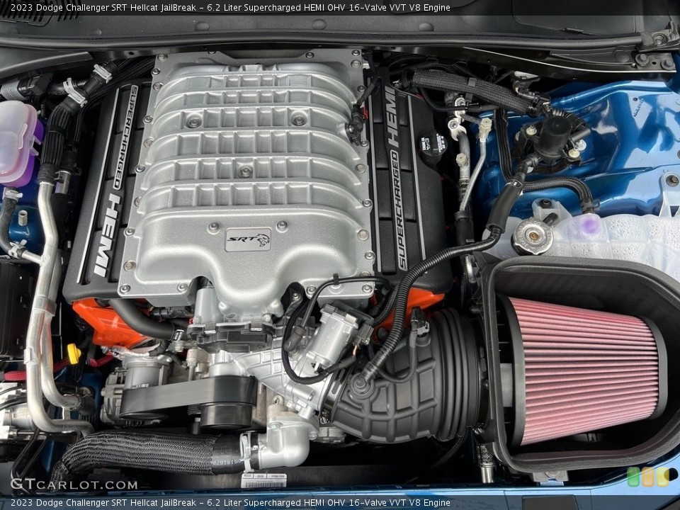 6.2 Liter Supercharged HEMI OHV 16-Valve VVT V8 Engine for the 2023 Dodge Challenger #146357242