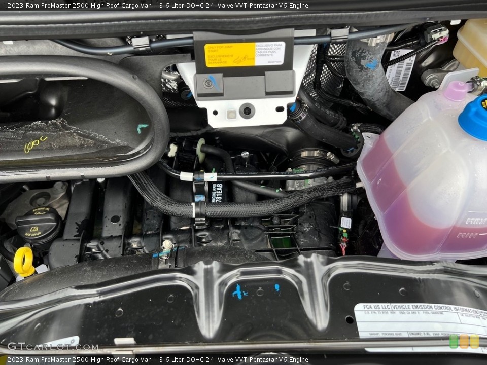 3.6 Liter DOHC 24-Valve VVT Pentastar V6 Engine for the 2023 Ram ProMaster #146364507