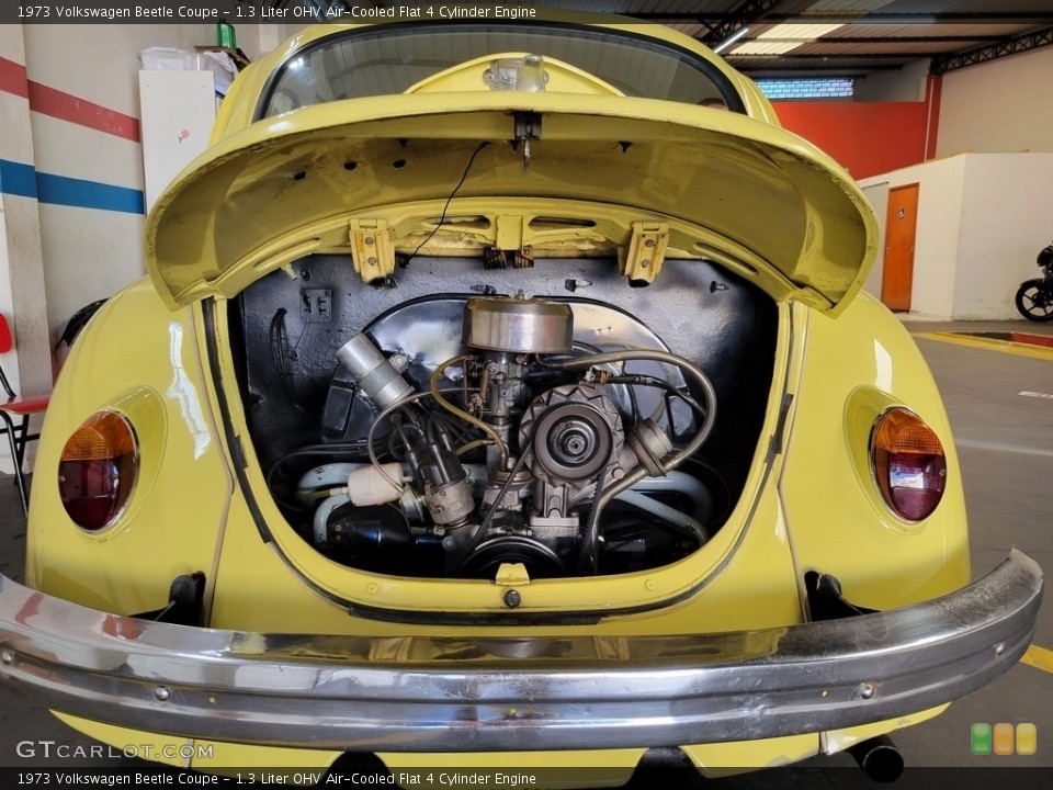 1.3 Liter OHV Air-Cooled Flat 4 Cylinder 1973 Volkswagen Beetle Engine