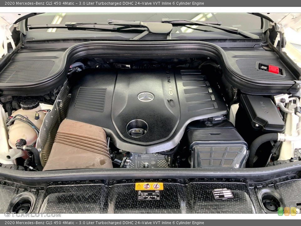 3.0 Liter Turbocharged DOHC 24-Valve VVT Inline 6 Cylinder 2020 Mercedes-Benz GLS Engine