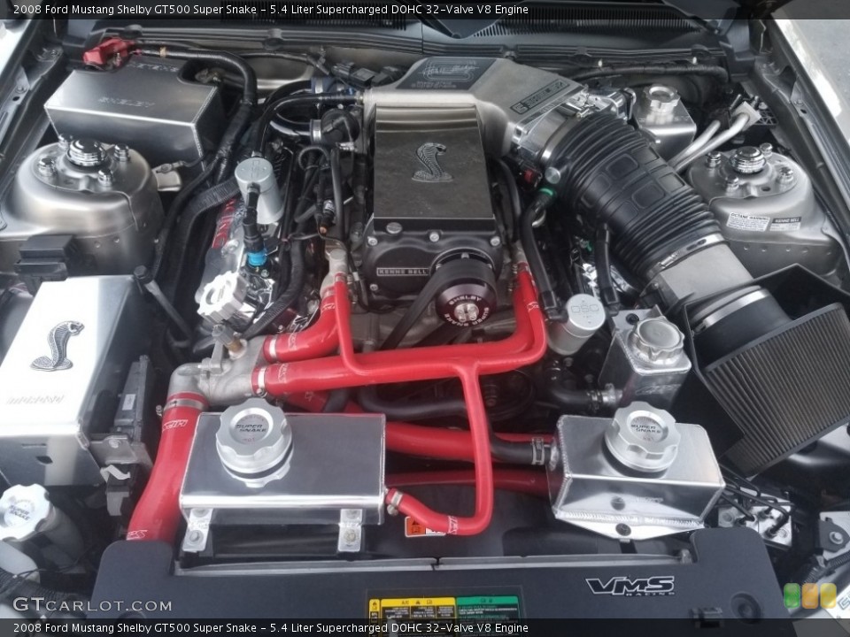 5.4 Liter Supercharged DOHC 32-Valve V8 Engine for the 2008 Ford Mustang #146408724