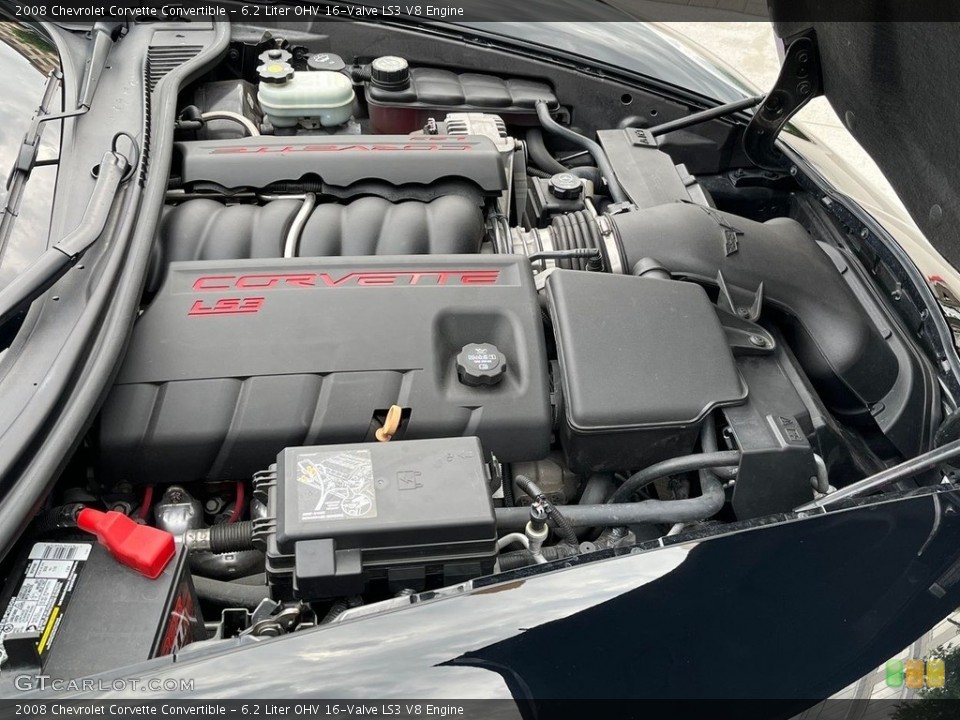 6.2 Liter OHV 16-Valve LS3 V8 2008 Chevrolet Corvette Engine