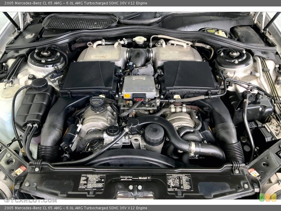 6.0L AMG Turbocharged SOHC 36V V12 Engine for the 2005 Mercedes-Benz CL #146419984