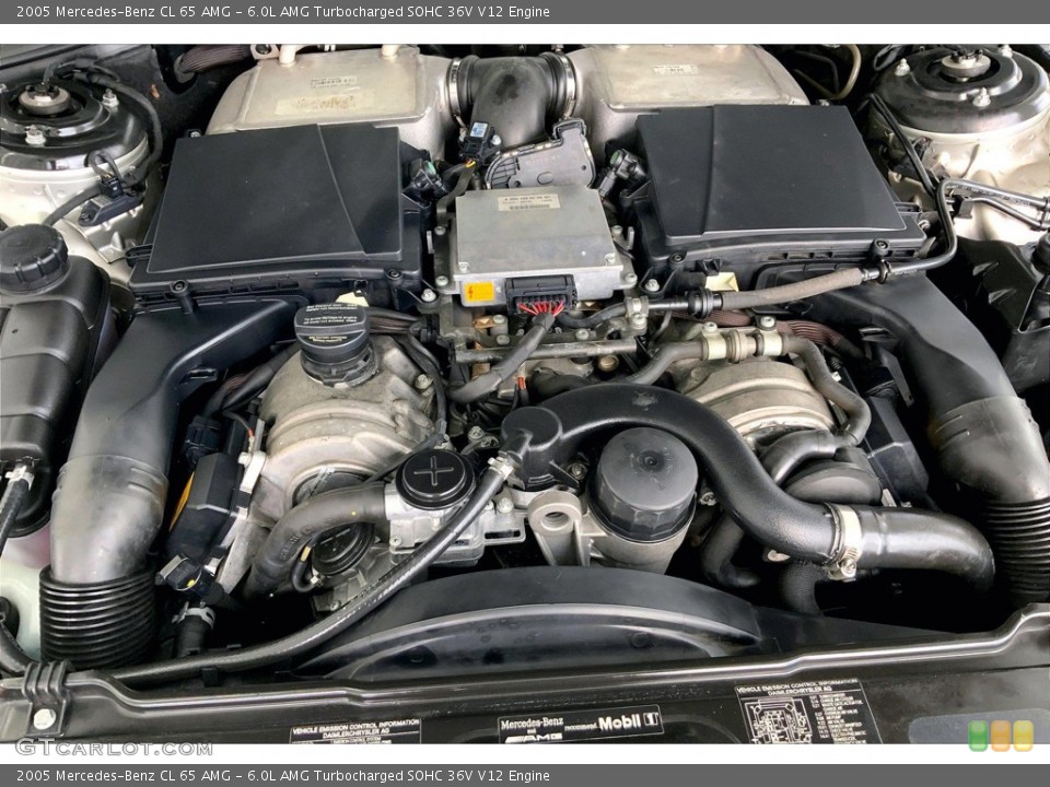 6.0L AMG Turbocharged SOHC 36V V12 Engine for the 2005 Mercedes-Benz CL #146420398