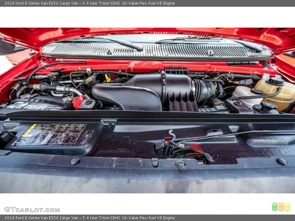 5.4 Liter Triton SOHC 16-Valve Flex-Fuel V8 2014 Ford E-Series Van Engine