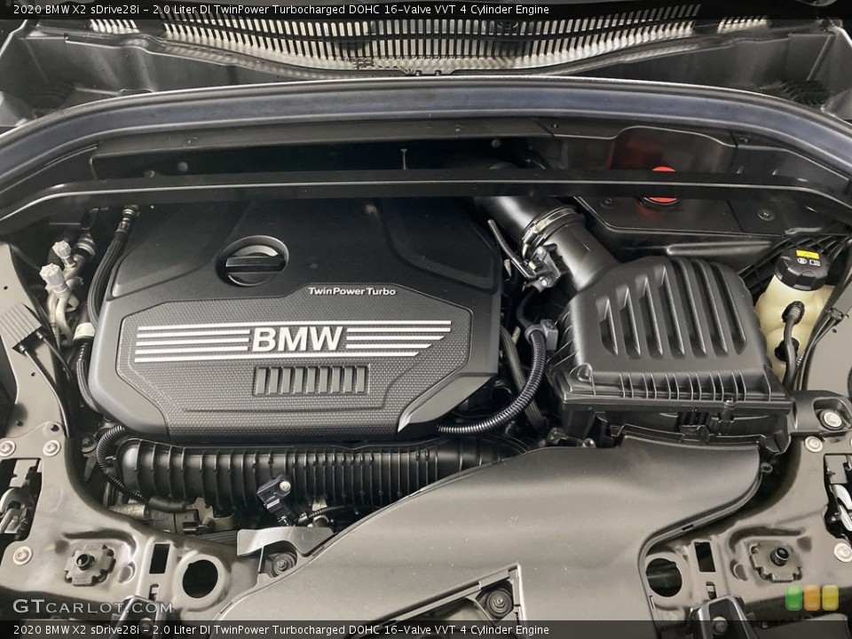 2.0 Liter DI TwinPower Turbocharged DOHC 16-Valve VVT 4 Cylinder 2020 BMW X2 Engine