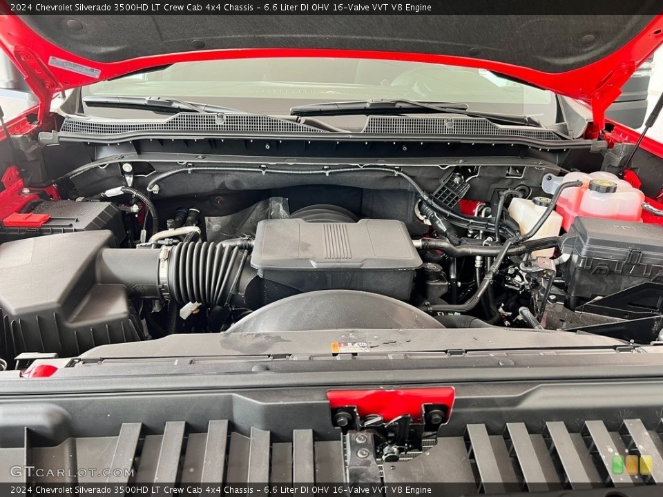 6.6 Liter DI OHV 16-Valve VVT V8 2024 Chevrolet Silverado 3500HD Engine