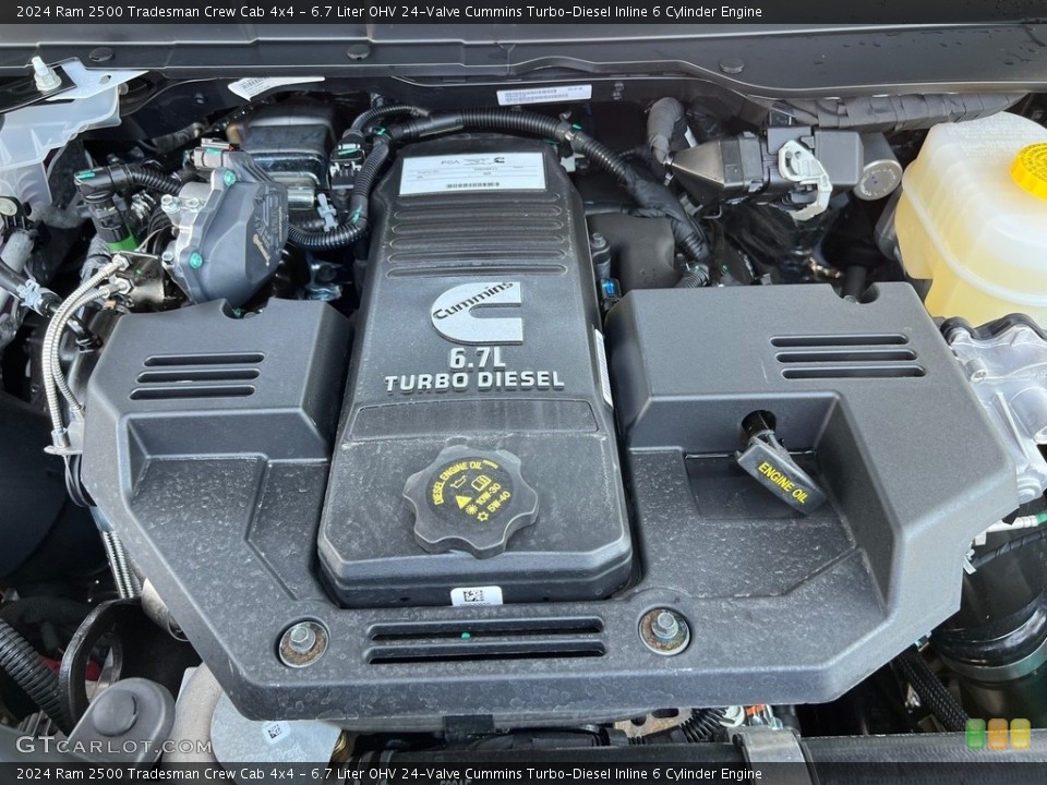 6.7 Liter OHV 24-Valve Cummins Turbo-Diesel Inline 6 Cylinder Engine for the 2024 Ram 2500 #146460371
