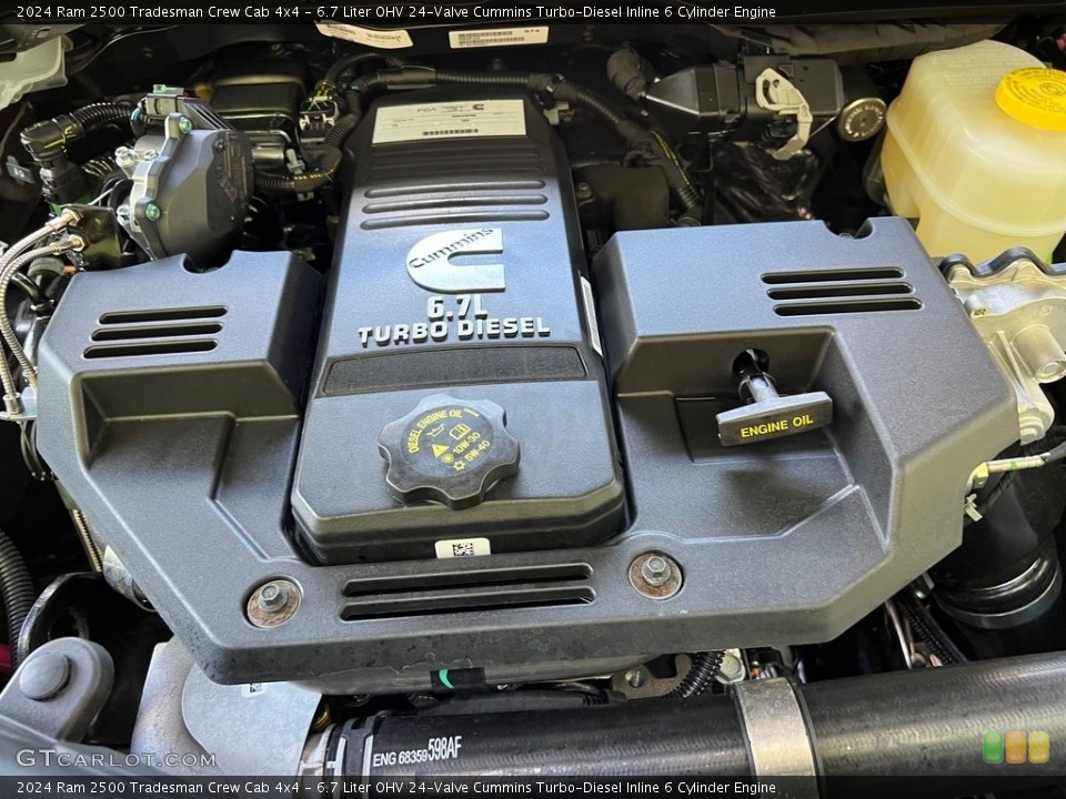 6.7 Liter OHV 24-Valve Cummins Turbo-Diesel Inline 6 Cylinder Engine for the 2024 Ram 2500 #146462570
