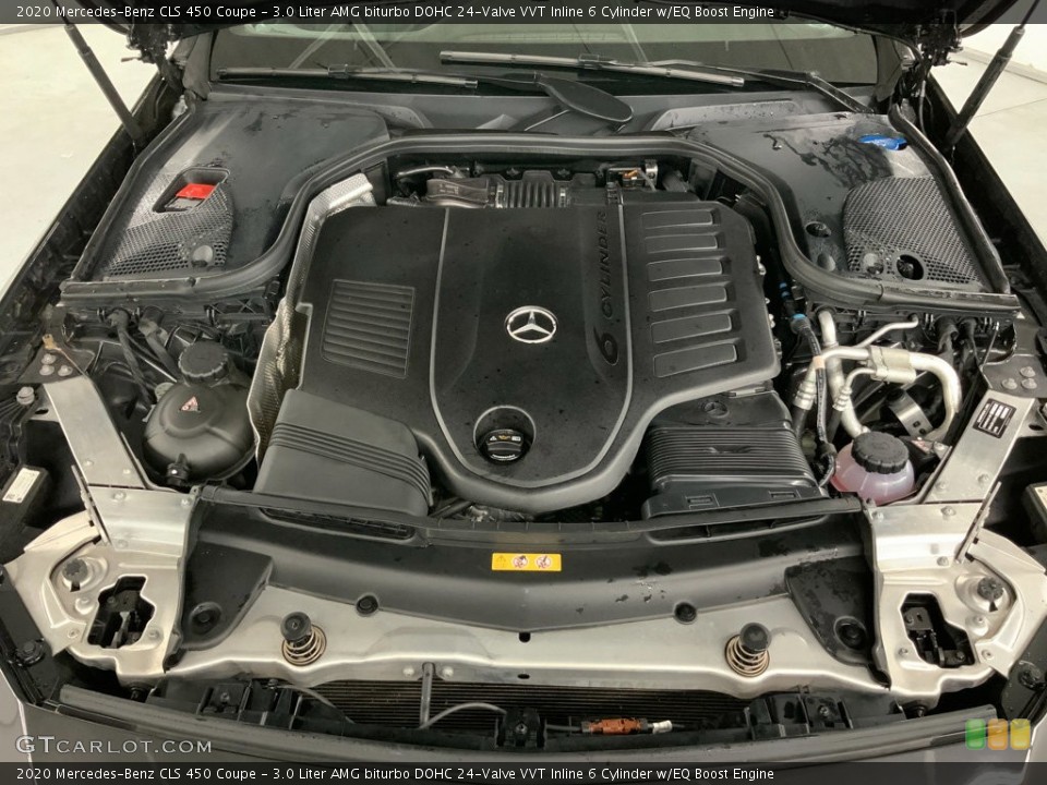 3.0 Liter AMG biturbo DOHC 24-Valve VVT Inline 6 Cylinder w/EQ Boost 2020 Mercedes-Benz CLS Engine