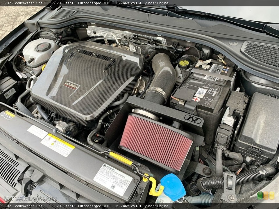 2.0 Liter FSI Turbocharged DOHC 16-Valve VVT 4 Cylinder 2022 Volkswagen Golf GTI Engine