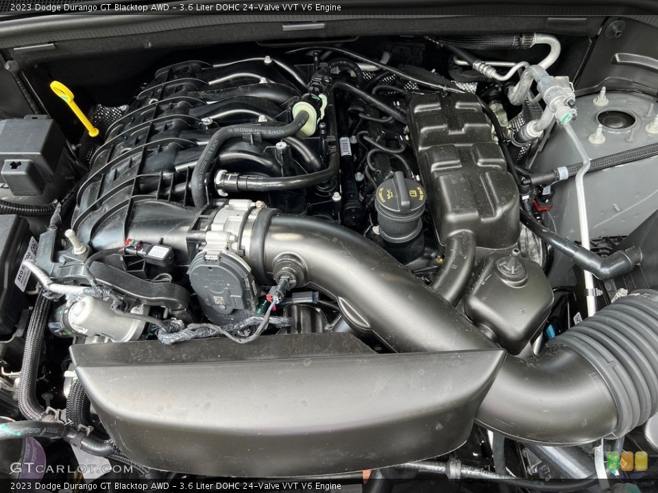 3.6 Liter DOHC 24-Valve VVT V6 2023 Dodge Durango Engine