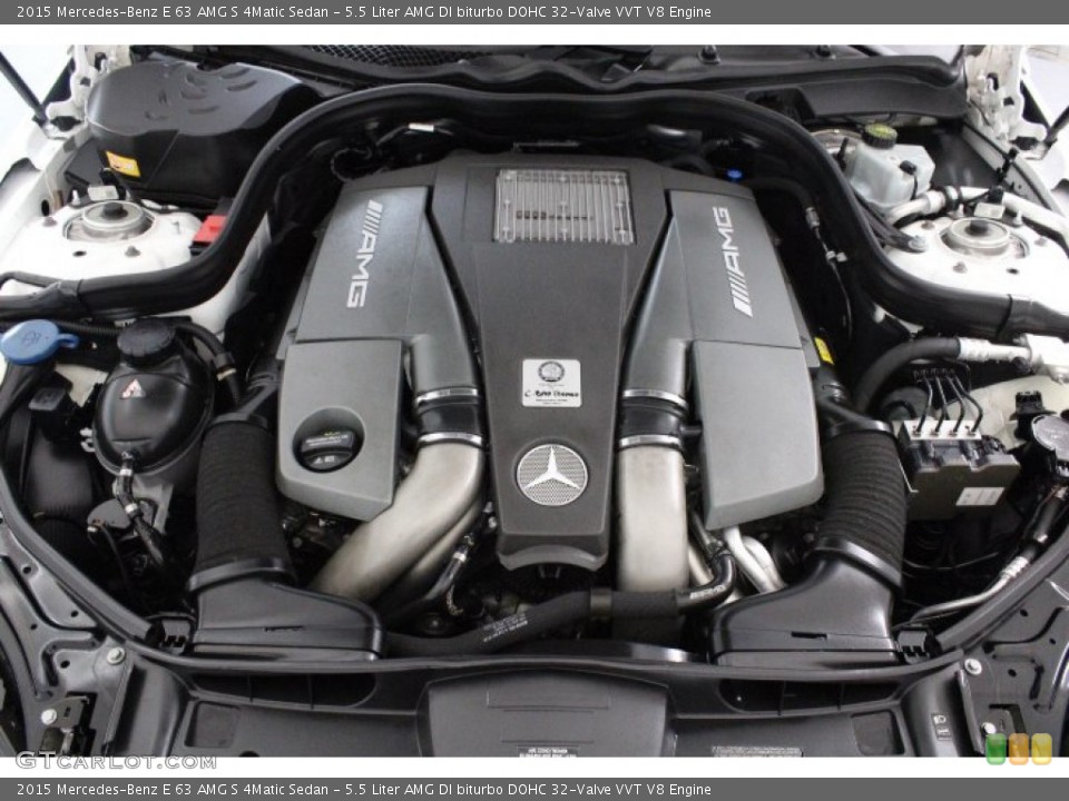 5.5 Liter AMG DI biturbo DOHC 32-Valve VVT V8 Engine for the 2015 Mercedes-Benz E #146494150