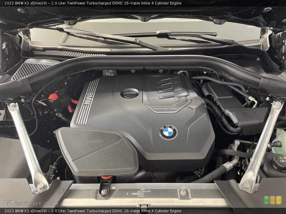 2.0 Liter TwinPower Turbocharged DOHC 16-Valve Inline 4 Cylinder 2023 BMW X3 Engine