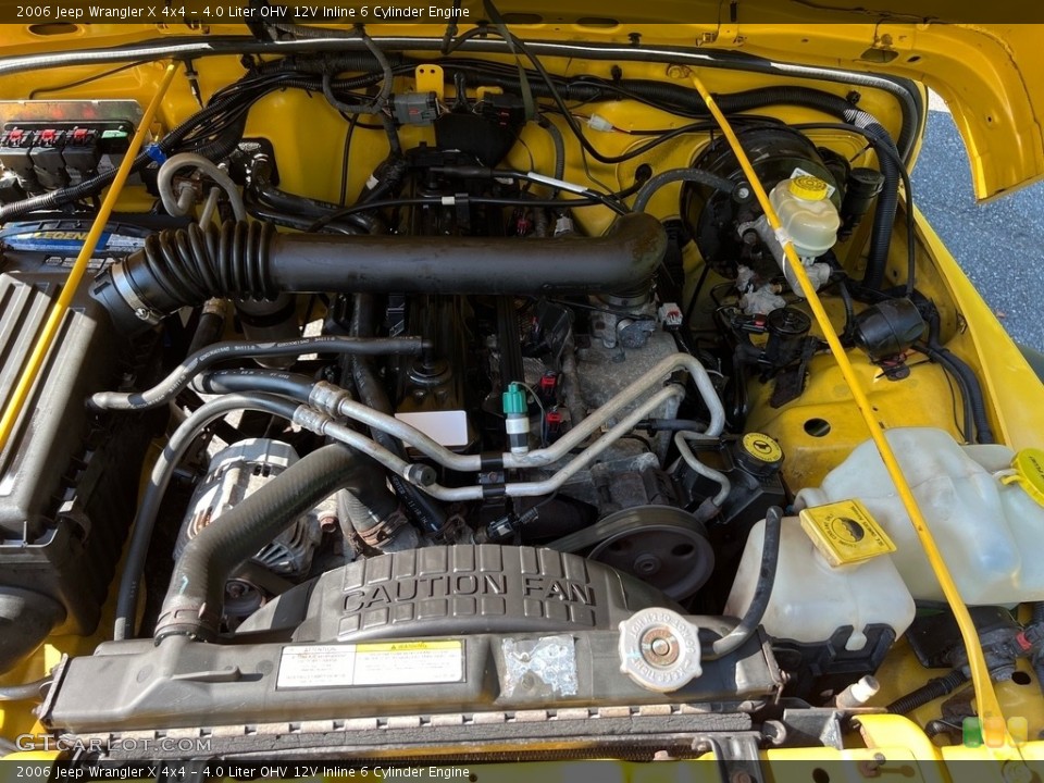 4.0 Liter OHV 12V Inline 6 Cylinder Engine for the 2006 Jeep Wrangler #146511824