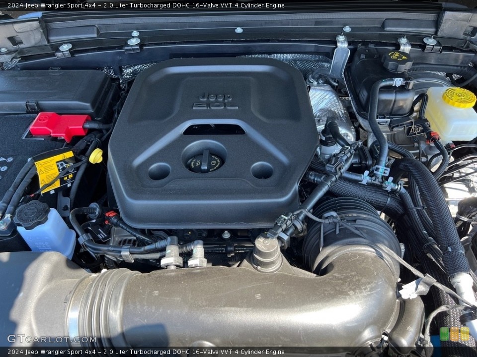 2.0 Liter Turbocharged DOHC 16-Valve VVT 4 Cylinder 2024 Jeep Wrangler Engine