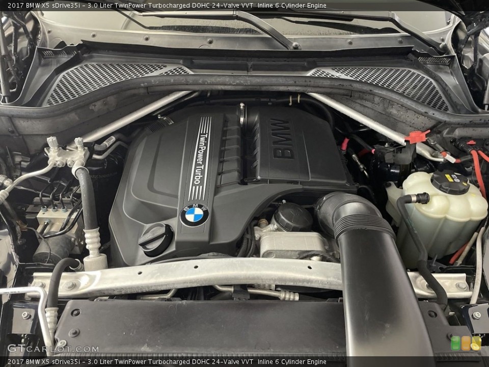 3.0 Liter TwinPower Turbocharged DOHC 24-Valve VVT  Inline 6 Cylinder 2017 BMW X5 Engine