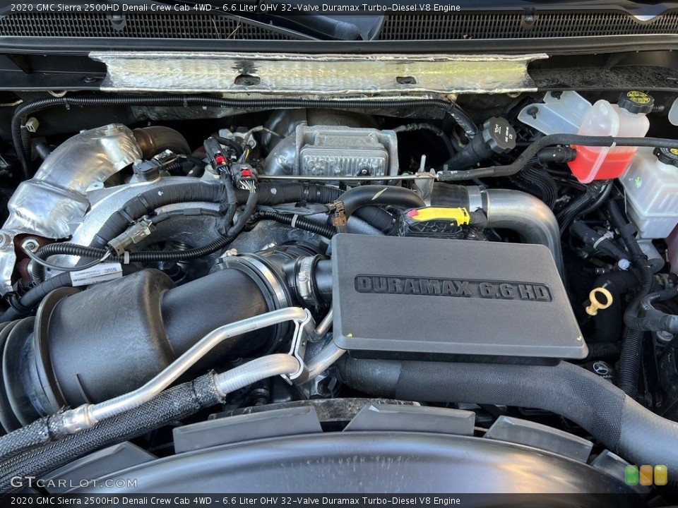 6.6 Liter OHV 32-Valve Duramax Turbo-Diesel V8 2020 GMC Sierra 2500HD Engine