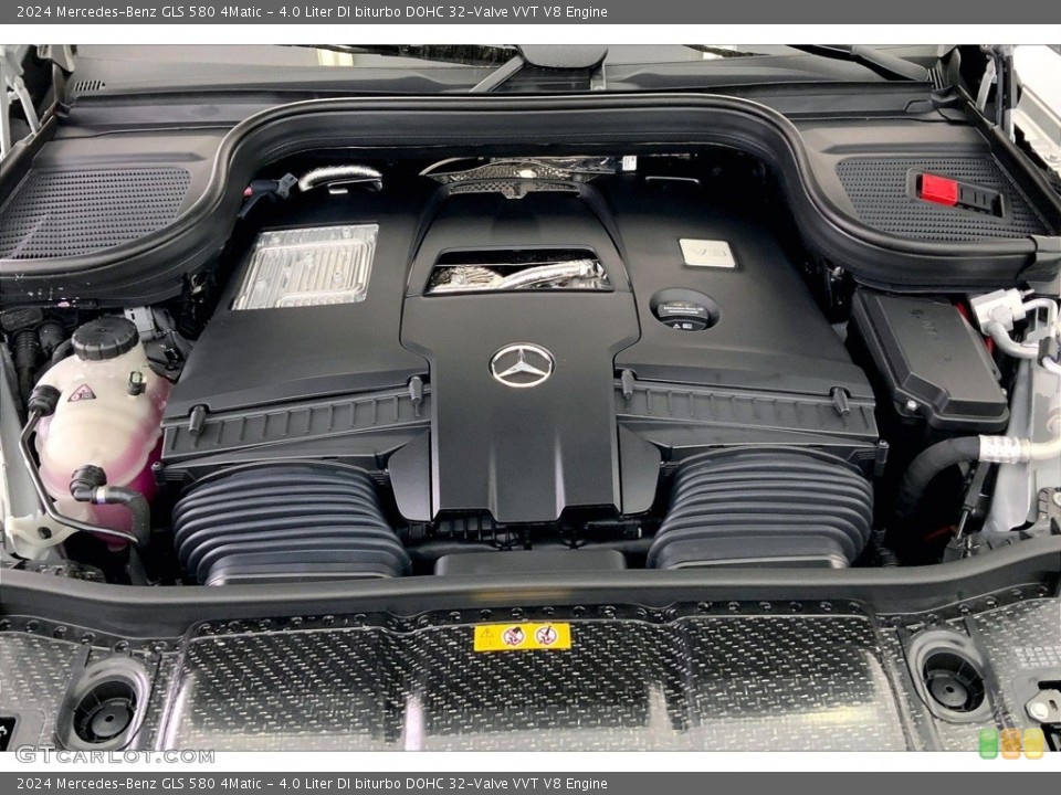 4.0 Liter DI biturbo DOHC 32-Valve VVT V8 2024 Mercedes-Benz GLS Engine