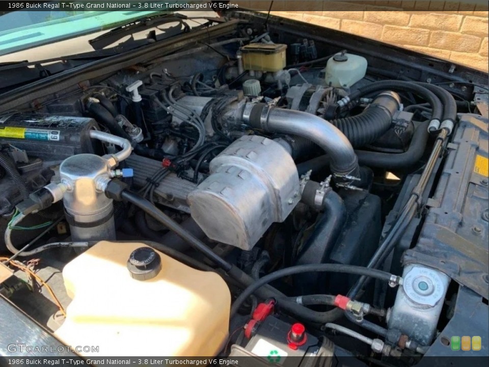 3.8 Liter Turbocharged V6 Engine for the 1986 Buick Regal #146536055