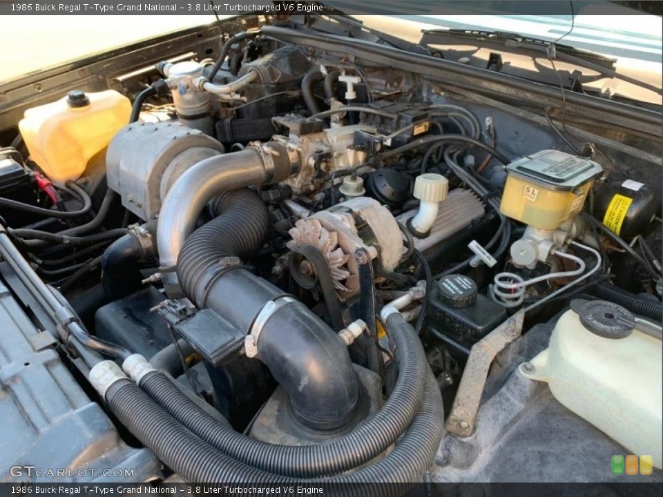 3.8 Liter Turbocharged V6 Engine for the 1986 Buick Regal #146536073