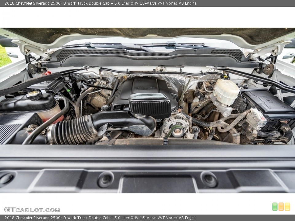 6.0 Liter OHV 16-Valve VVT Vortec V8 Engine for the 2018 Chevrolet Silverado 2500HD #146543089