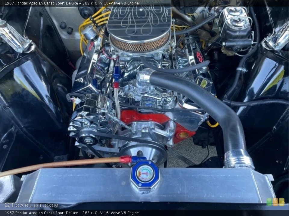 383 ci OHV 16-Valve V8 1967 Pontiac Acadian Canso Engine