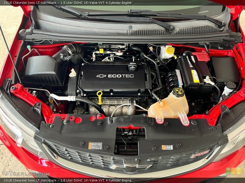 1.8 Liter DOHC 16-Valve VVT 4 Cylinder 2018 Chevrolet Sonic Engine