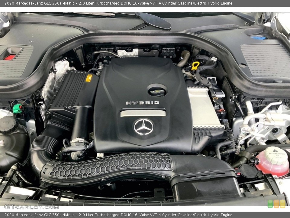 2.0 Liter Turbocharged DOHC 16-Valve VVT 4 Cylinder Gasoline/Electric Hybrid 2020 Mercedes-Benz GLC Engine
