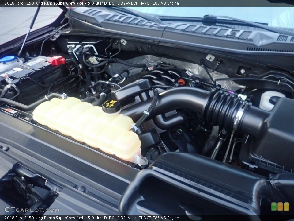 5.0 Liter DI DOHC 32-Valve Ti-VCT E85 V8 Engine for the 2018 Ford F150 #146585798
