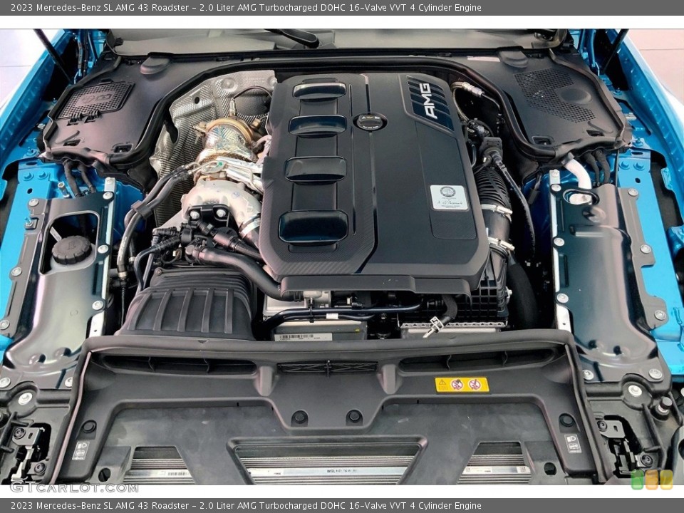2.0 Liter AMG Turbocharged DOHC 16-Valve VVT 4 Cylinder 2023 Mercedes-Benz SL Engine