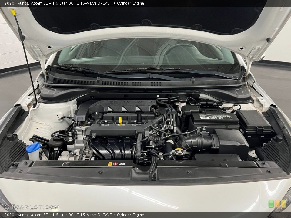 1.6 Liter DOHC 16-Valve D-CVVT 4 Cylinder Engine for the 2020 Hyundai Accent #146589634