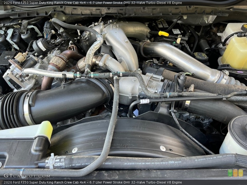 6.7 Liter Power Stroke OHV 32-Valve Turbo-Diesel V8 2020 Ford F350 Super Duty Engine