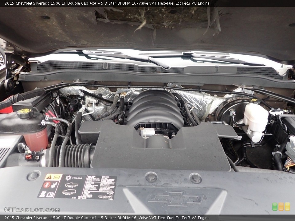 5.3 Liter DI OHV 16-Valve VVT Flex-Fuel EcoTec3 V8 2015 Chevrolet Silverado 1500 Engine