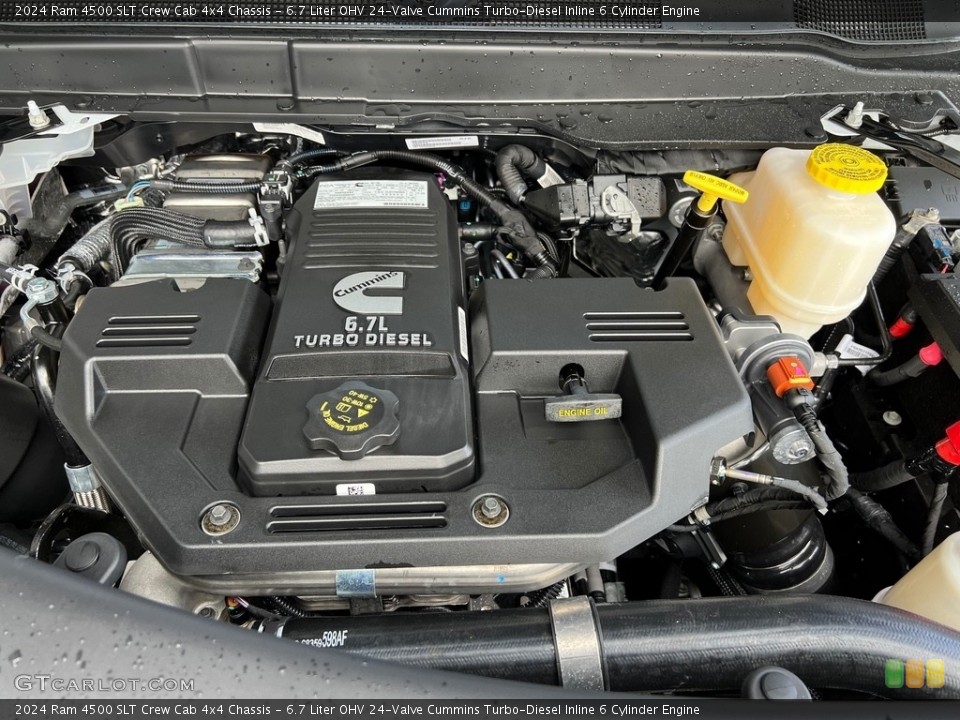 6.7 Liter OHV 24-Valve Cummins Turbo-Diesel Inline 6 Cylinder 2024 Ram 4500 Engine