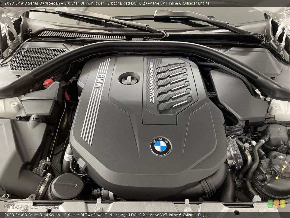 3.0 Liter DI TwinPower Turbocharged DOHC 24-Valve VVT Inline 6 Cylinder 2023 BMW 3 Series Engine
