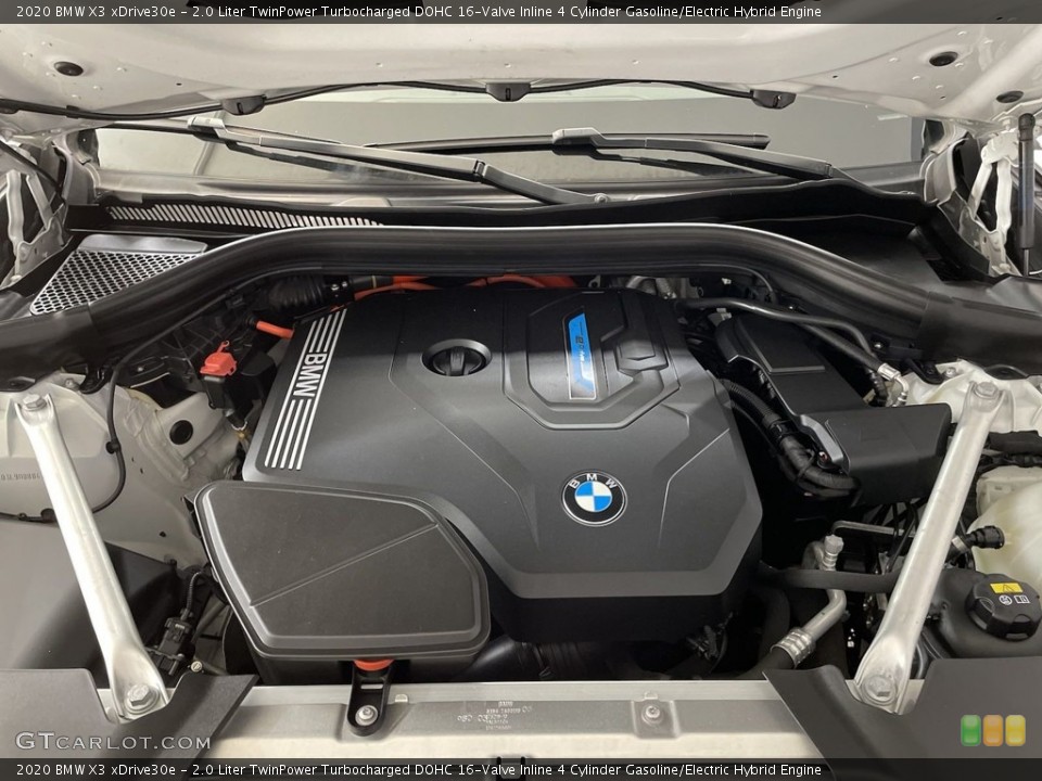 2.0 Liter TwinPower Turbocharged DOHC 16-Valve Inline 4 Cylinder Gasoline/Electric Hybrid 2020 BMW X3 Engine