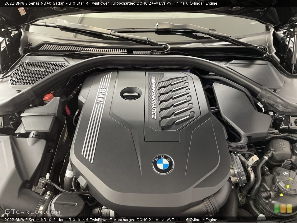 3.0 Liter M TwinPower Turbocharged DOHC 24-Valve VVT Inline 6 Cylinder 2022 BMW 3 Series Engine