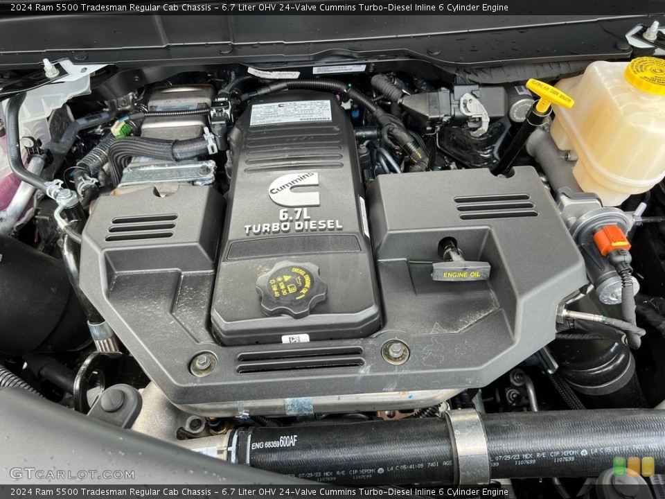 6.7 Liter OHV 24-Valve Cummins Turbo-Diesel Inline 6 Cylinder Engine for the 2024 Ram 5500 #146629255
