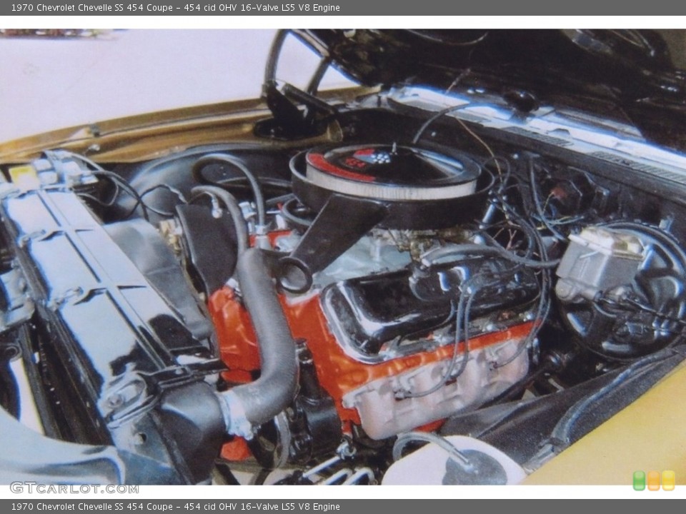 454 cid OHV 16-Valve LS5 V8 Engine for the 1970 Chevrolet Chevelle #146629753