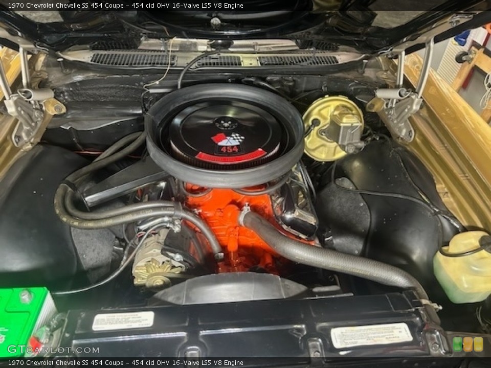 454 cid OHV 16-Valve LS5 V8 Engine for the 1970 Chevrolet Chevelle #146629774