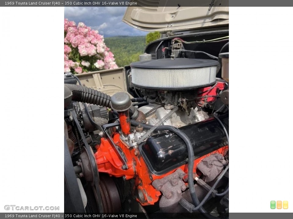 350 Cubic Inch OHV 16-Valve V8 1969 Toyota Land Cruiser Engine