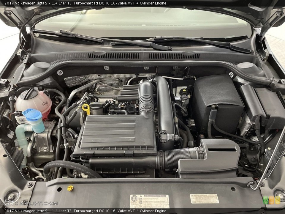1.4 Liter TSI Turbocharged DOHC 16-Valve VVT 4 Cylinder 2017 Volkswagen Jetta Engine