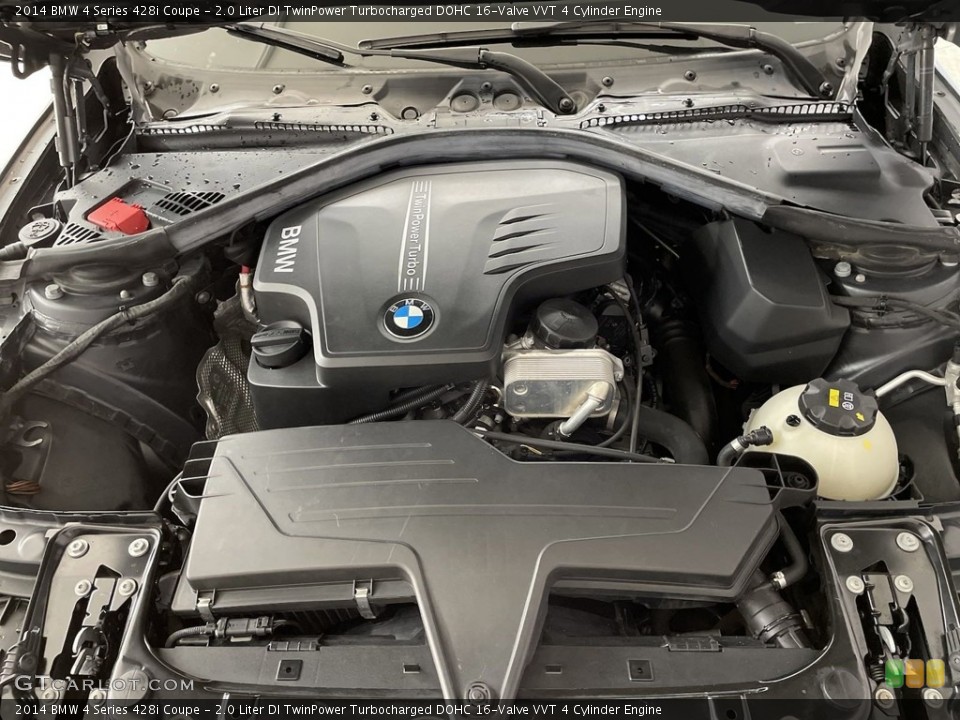 2.0 Liter DI TwinPower Turbocharged DOHC 16-Valve VVT 4 Cylinder 2014 BMW 4 Series Engine
